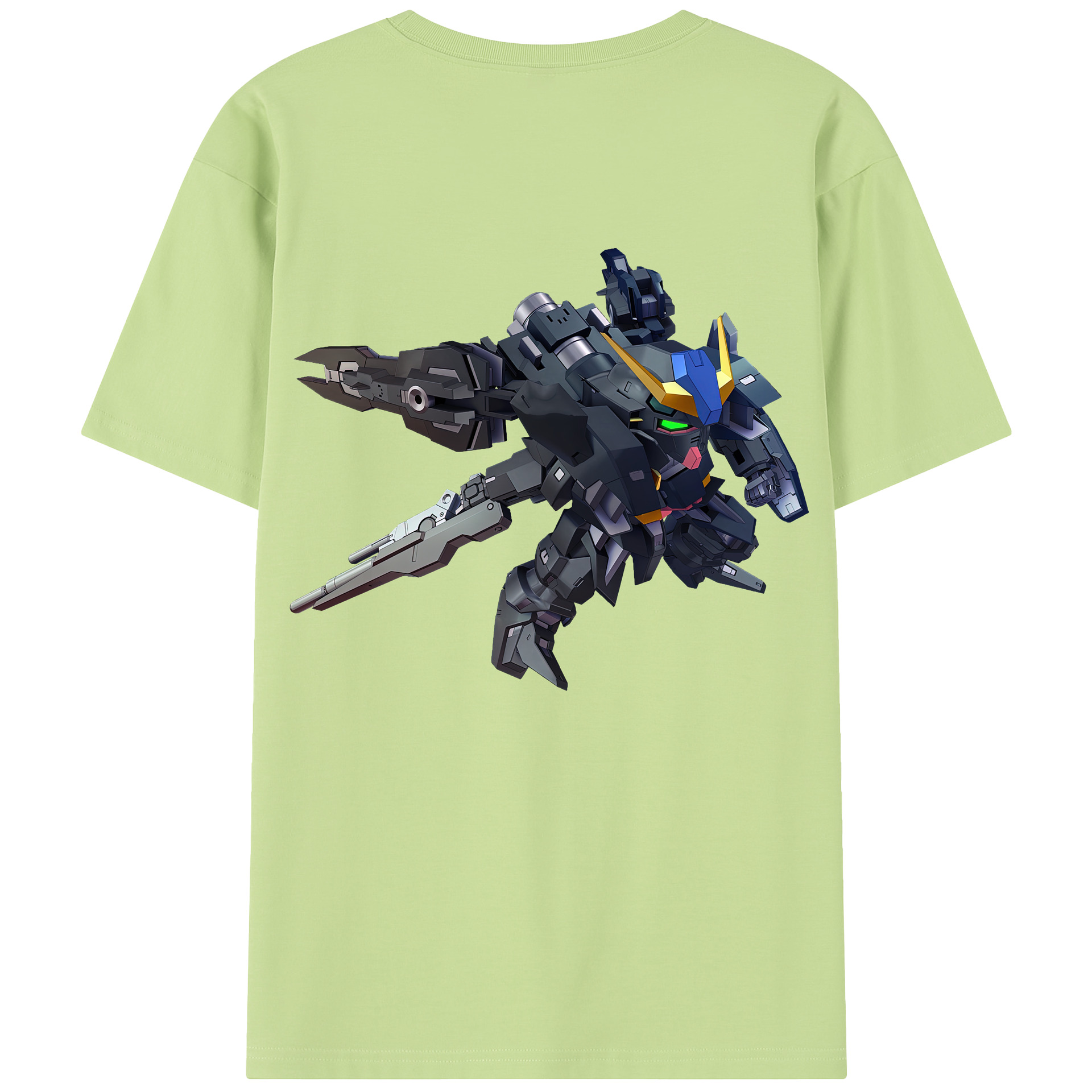 （画像用） 機動戦士ガンダム Mobile Suit Gundam 綿100％半袖Tシャツ（背面プリント）